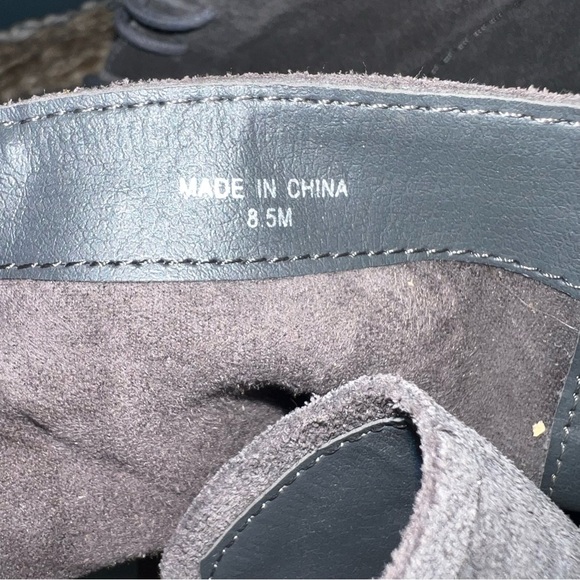 Dolce Vita Drew Pewter Suede Ankle Booties - Picture 10 of 10